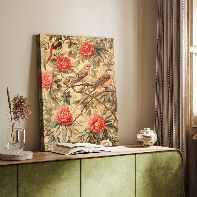 Série LXVI de la collection WG-MRRIS - Toile tendue avec châssis de qualité supérieure - Prêt à être accroché