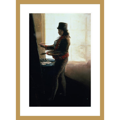 Self Portrait in the Studio by Francisco de Goya - Giclee Framed Print