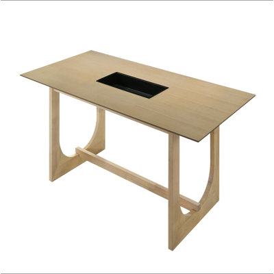 Blayde Natural Finish Dining Table
