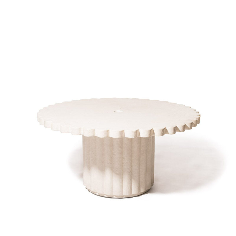 Table d'appoint Daisy, H 18,5 po x l 37,5 po x P 37,5 po