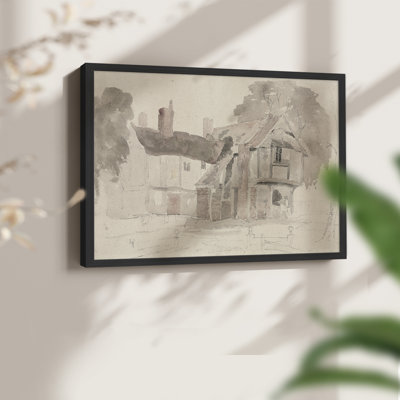 Croquis rétro - reproduction encadrée