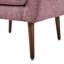 Fauteuil d'appoint moderne en chenille avec coussin lombaire-610296127