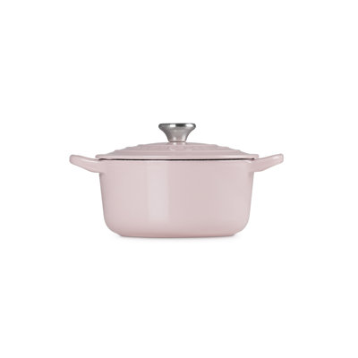 Le Creuset Classic Cast Iron Round Casserole 16cm Chiffon Pink