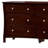 Rabin 6-Drawer 56 In. Brown Cherry Dresser