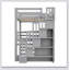 Triple Bunk Bed With Storage Staircase,Separate Design-1314187186
