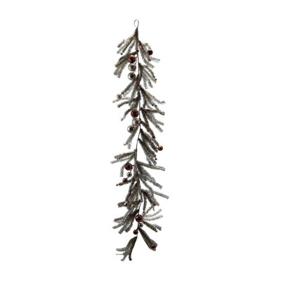 Tinsel Garland With Ornaments