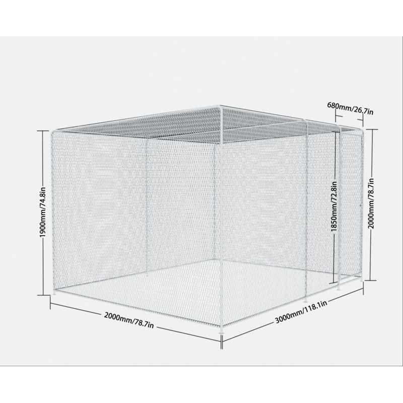 Cage à poules pour poulailler