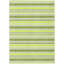Tapis intérieur / extérieur en polyester tissé à la machine en fougère / lime Kinslee-144698858
