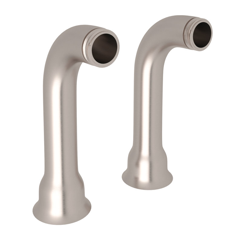 Country Deck Unions, Satin Nickel