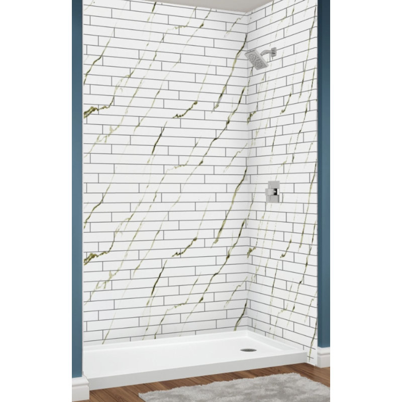 Murs Calcutta dorés avec Trendz 60 po x 36 po x 96 po