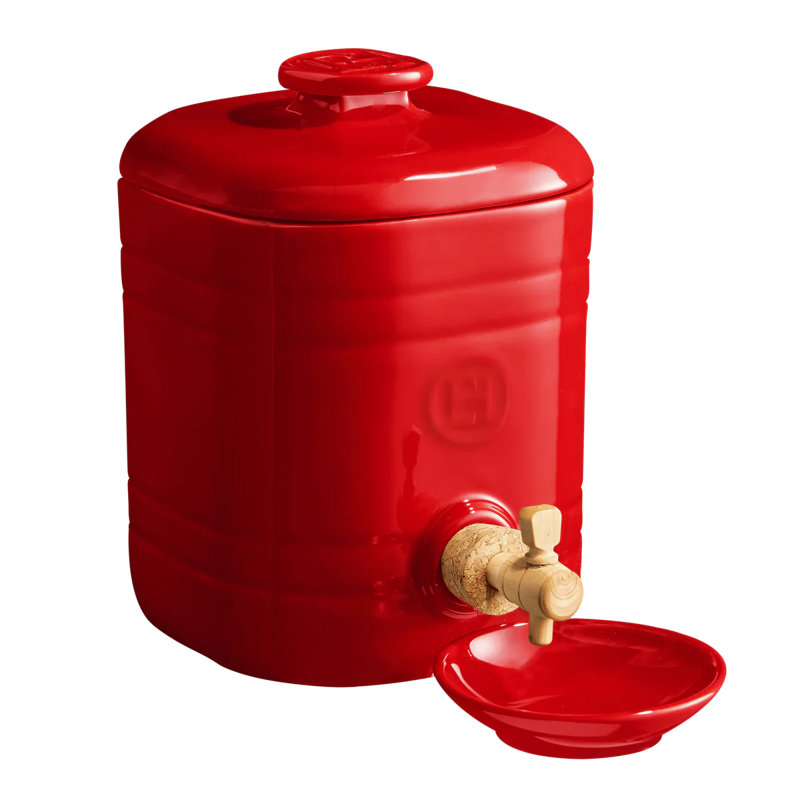 Burgundy Vinegar Pot