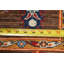 Tapis brun en laine noué à la main de conception unique 4 pi 9 po x 6 pi 2 po New Age