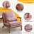 Lemley Upholstered Accent Chair With Wooden Legs And One Pillow-711632038