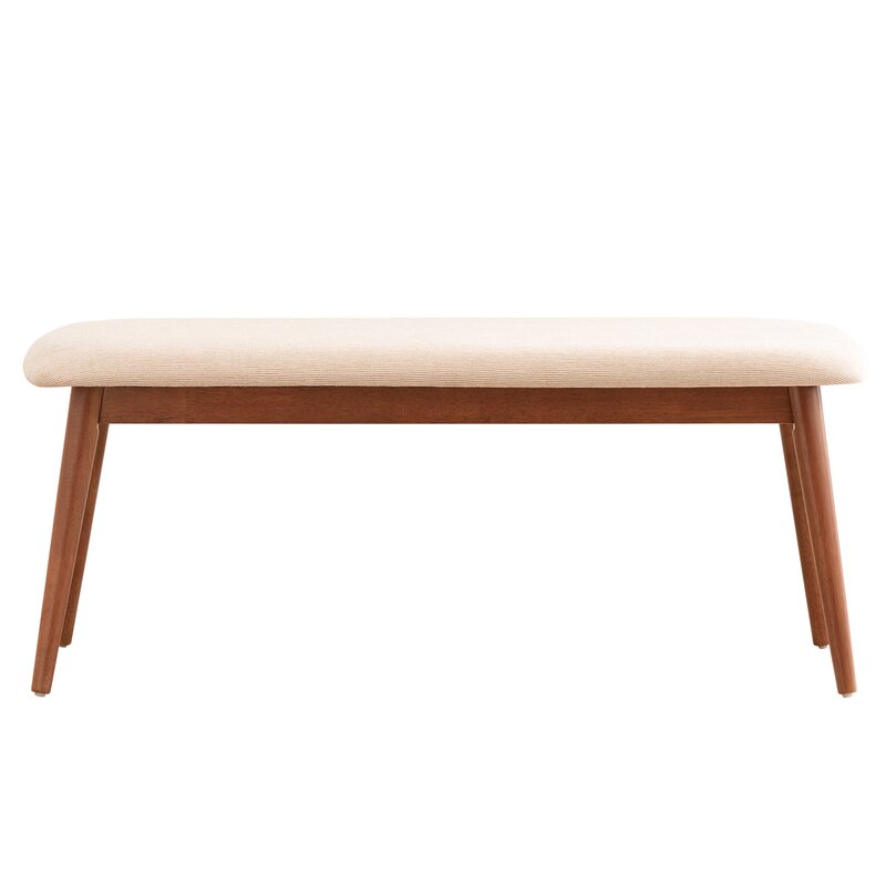 AllModern Gallman Polyester Blend Upholstered Bench & Reviews | Wayfair