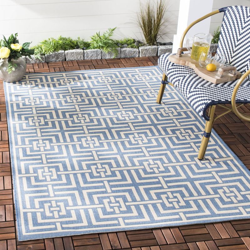 Tapis d'intérieur / extérieur Carovella, Rectangle 2 pi 2 po x 4 pi