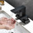 4 Inch Centerset Bathroom Faucet With Pop-Up Drain Assembly 3 Hole Waterfall Bathroom Sink Faucets Stainless Steel Double Handle Bathroom Basin Mixer Taps-108737419