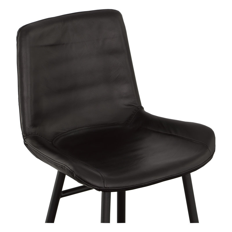 Nadia Stool, Black, Bar Stool (30.5" Seat Height)