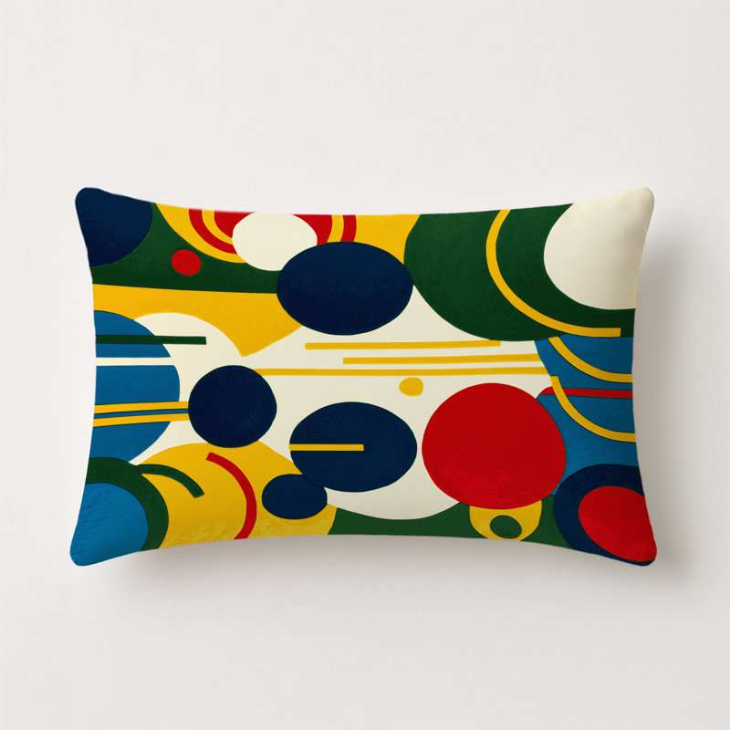 Spunky Spiral Indoor And Outdoor Throw Pillow, Rectangle 20"H x 14"W
