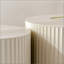 Ensemble de 2 tables basses gigognes beiges