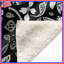 Couvertures noires à motif floral-123335500-135855427
