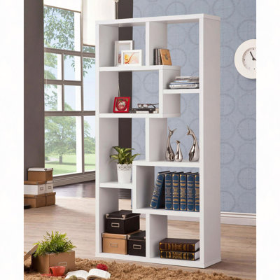 Bibliothèque géométrique à 8 tablettes