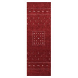 Simi Hand Knotted Cotton/Wool Southwestern Area Rug