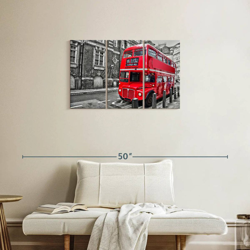 Mehar Pop Double Decker Bus, 20" H x 33" W