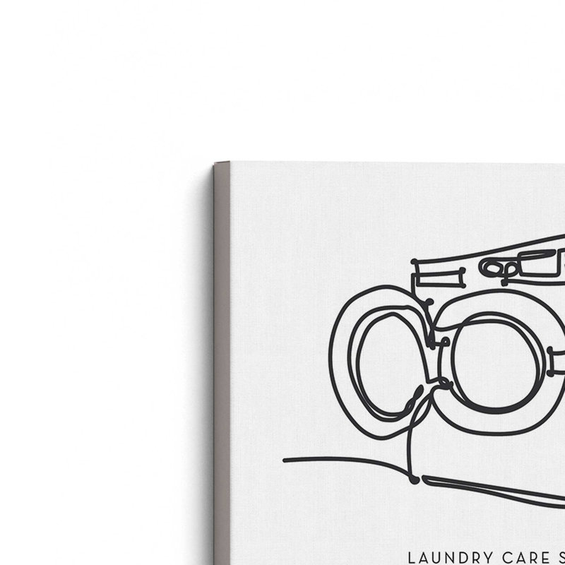 «Wash Guide to Procures» par impression d'art à lettres et doublée, Toile tendue, L 36 x H 48, Does Not Apply