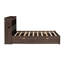 Lit double avec tablettes coulissantes, 2 tiroirs et lit gigogne simple