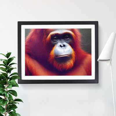 The Calming Orangutan - Framed Print