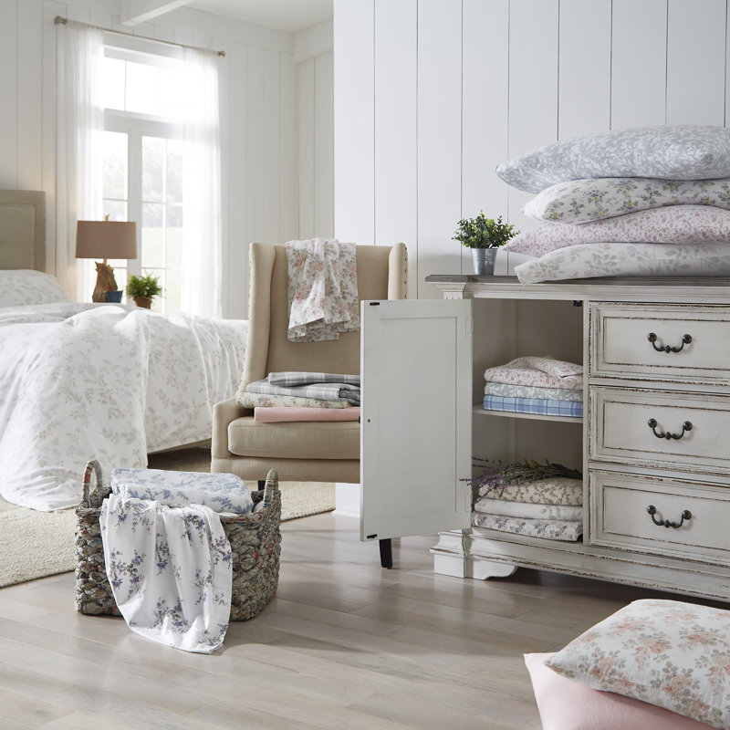 Ensemble de draps en flanelle de coton brossé, Gris faune, Ensemble de draps pour lit double avec 2 taies d'o