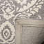 Tapis ivoire / gris en laine fait à la main Tansy-25815989
