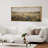 Muted Meadow Wildflower Landscape Framed Canvas Wall Art - Rustic Nature Scene for Entryway or Study-115165330-115165328