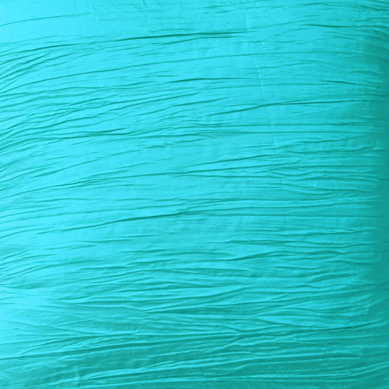 Cantonnière Crinkle, L 9 po x L 120 po, Turquoise