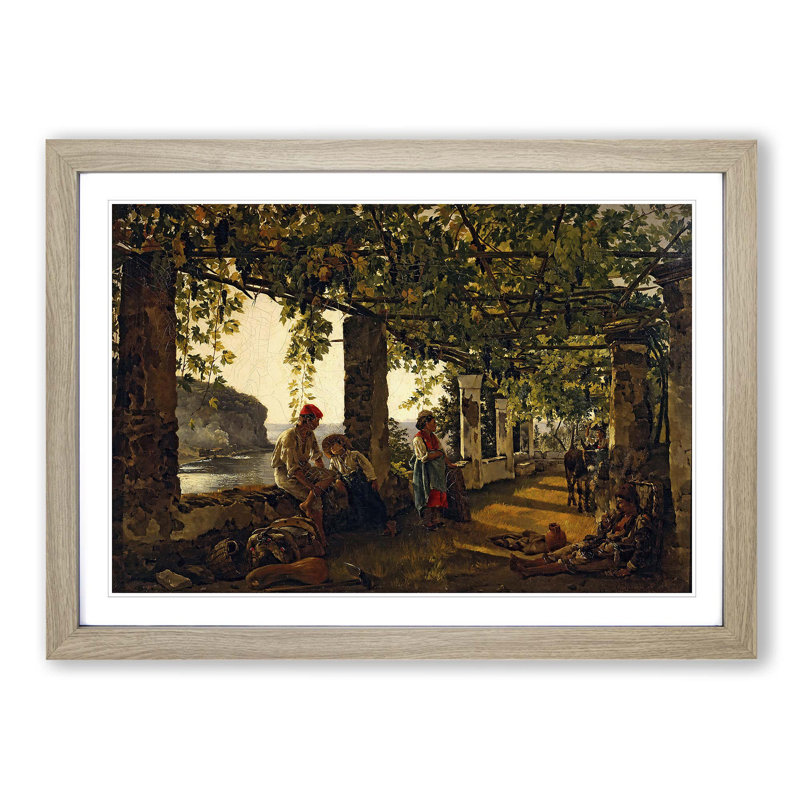 Sylvester Shchedrin - Single Picture Frame Painting, Oak