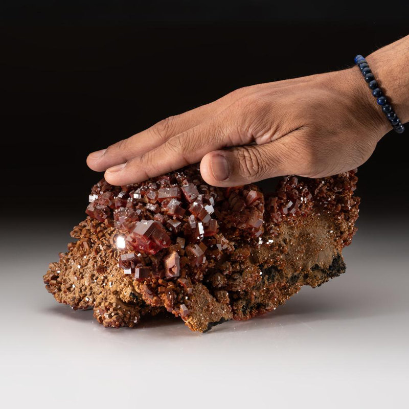 Genuine Vanadinite Crystal Cluster