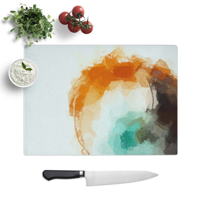 Glass Love of Yesterday in Abstract Chopping Board