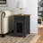 Jakendra Solid Wood End Table with Storage and Built-In Outlets-261413499