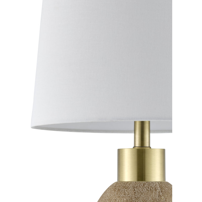 Lampe de table Keene, Crème, crème