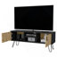 Tv Stand B Magness, Living Room, Black / Macadamia