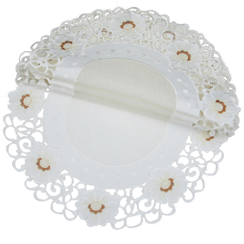 Toews Polyester Doily, 16" L x 16" W