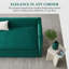 Lit de jour en velours Emerald-1204937275