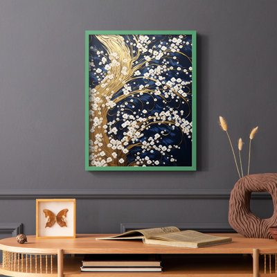 Paysages série CXLV - reproduction encadrée de qualité supérieure - prête à être accrochée - aucun clou requis
