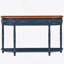 Console rétro en bois courbé, canapé demi-lune circulaire de 52 pouces-765624849