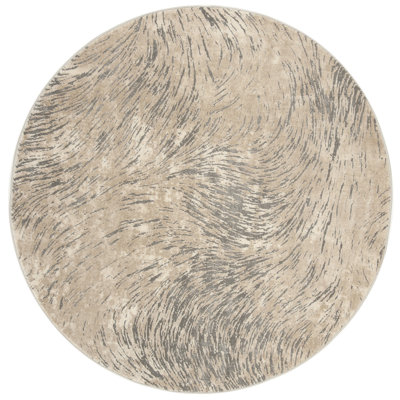 Tapis ivoire / gris Wendi