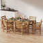 Table de salle à manger d'extérieur 68,9 "avec trou pour parasol-1382077405