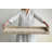 Oversize Decorative Rattan Tray with Metal Handles-1357994941