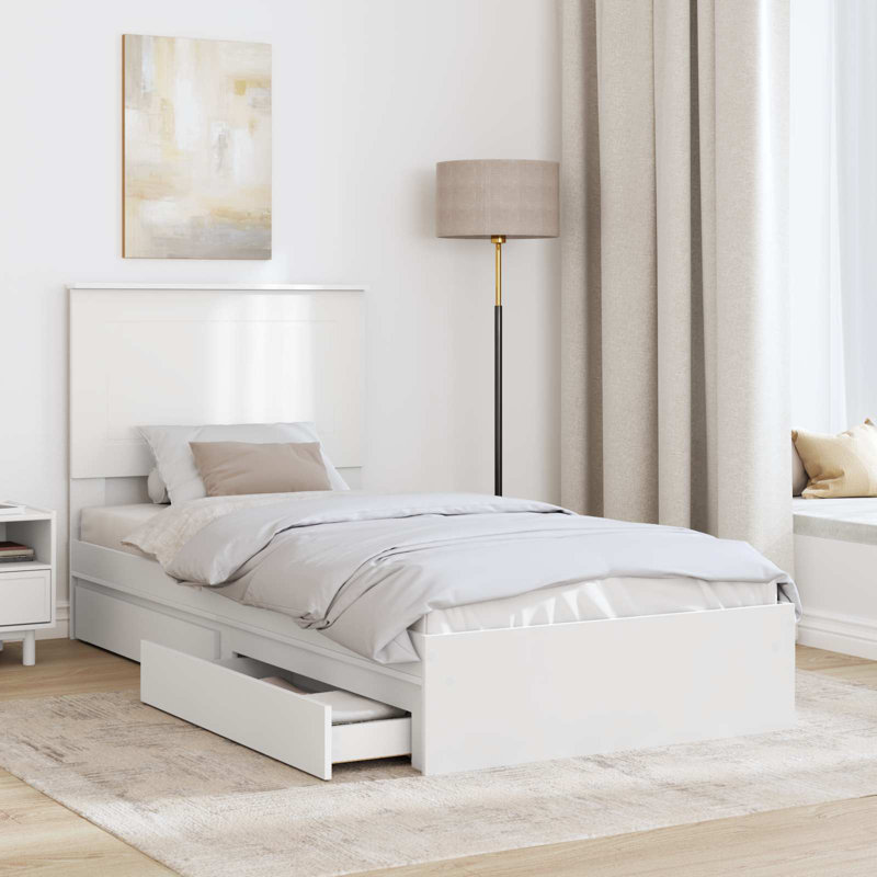 Bed, White, Single (3')