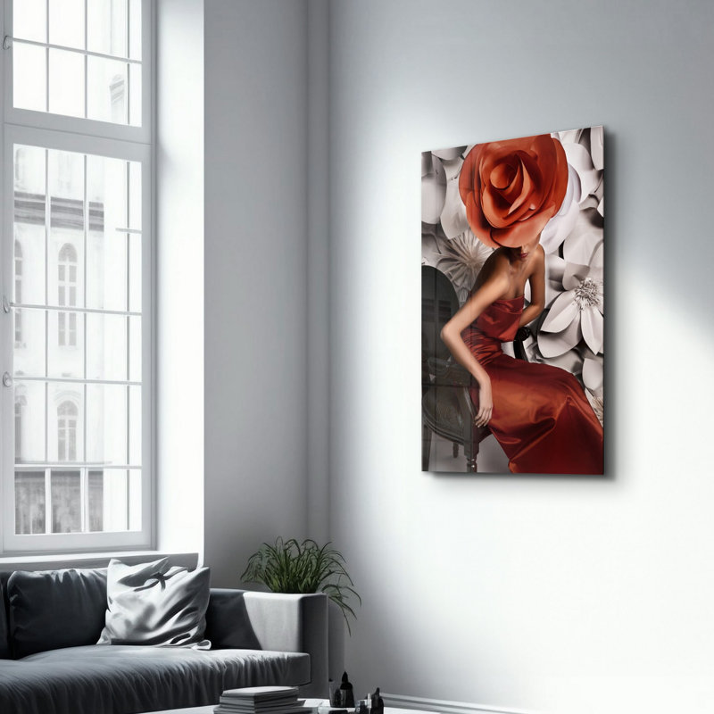 Peinture décorative en verre trempé