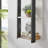 Recife 3-Tier Modern Shadow Box Cube Display Wall Shelf-255842143